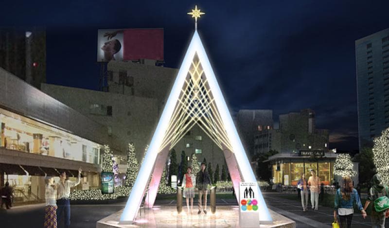 Shinjuku Terrace City illuminations