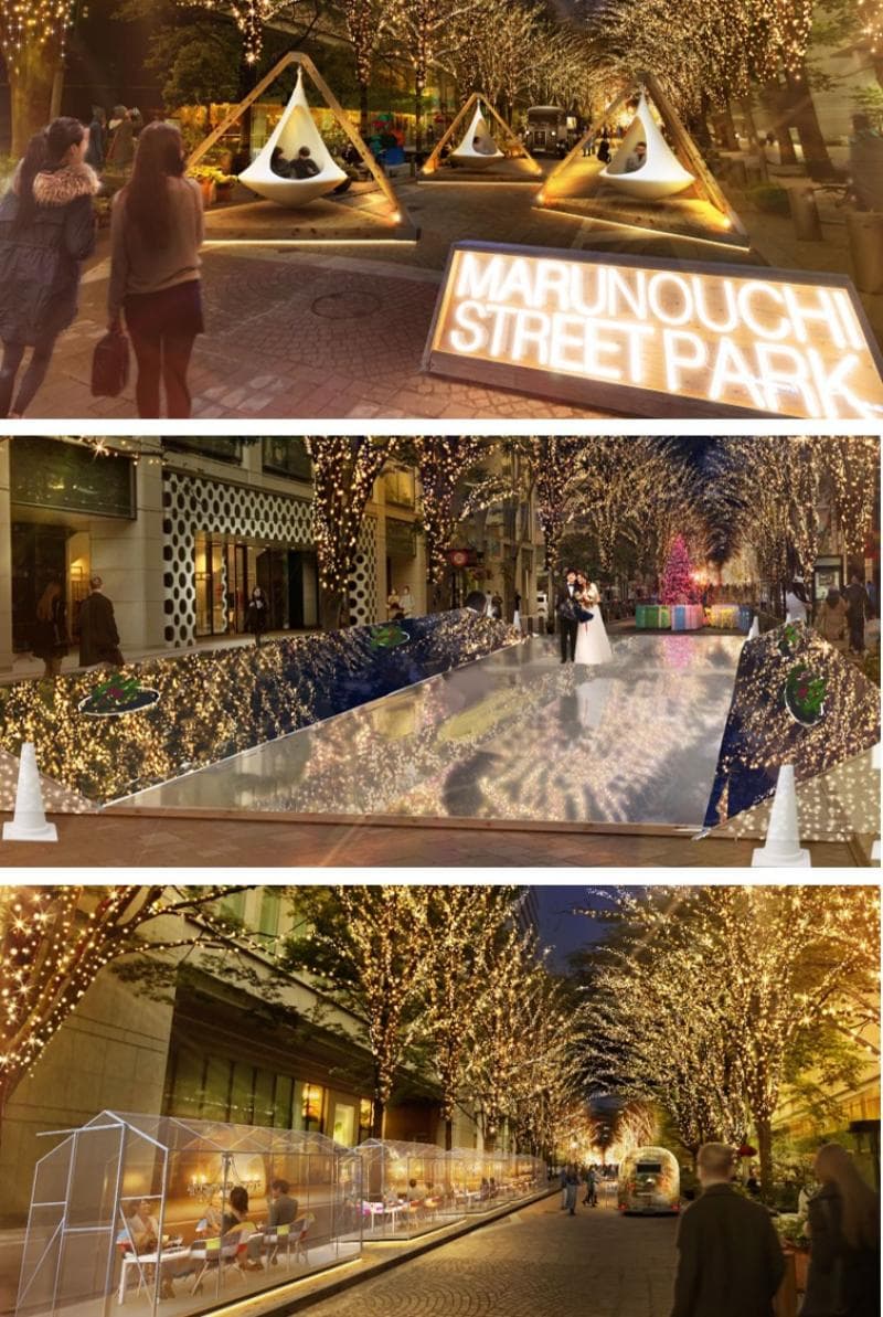 乃村工藝社主催 “Marunouchi Street Park Illumination Tour！”
