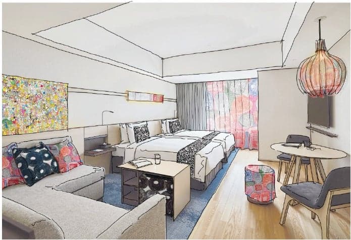 乃村工藝社が空間デザイン・施工を担当したハイアット ハウス 金沢「 HERALBONY ART ROOM 」が2022年11月1日より販売開始！