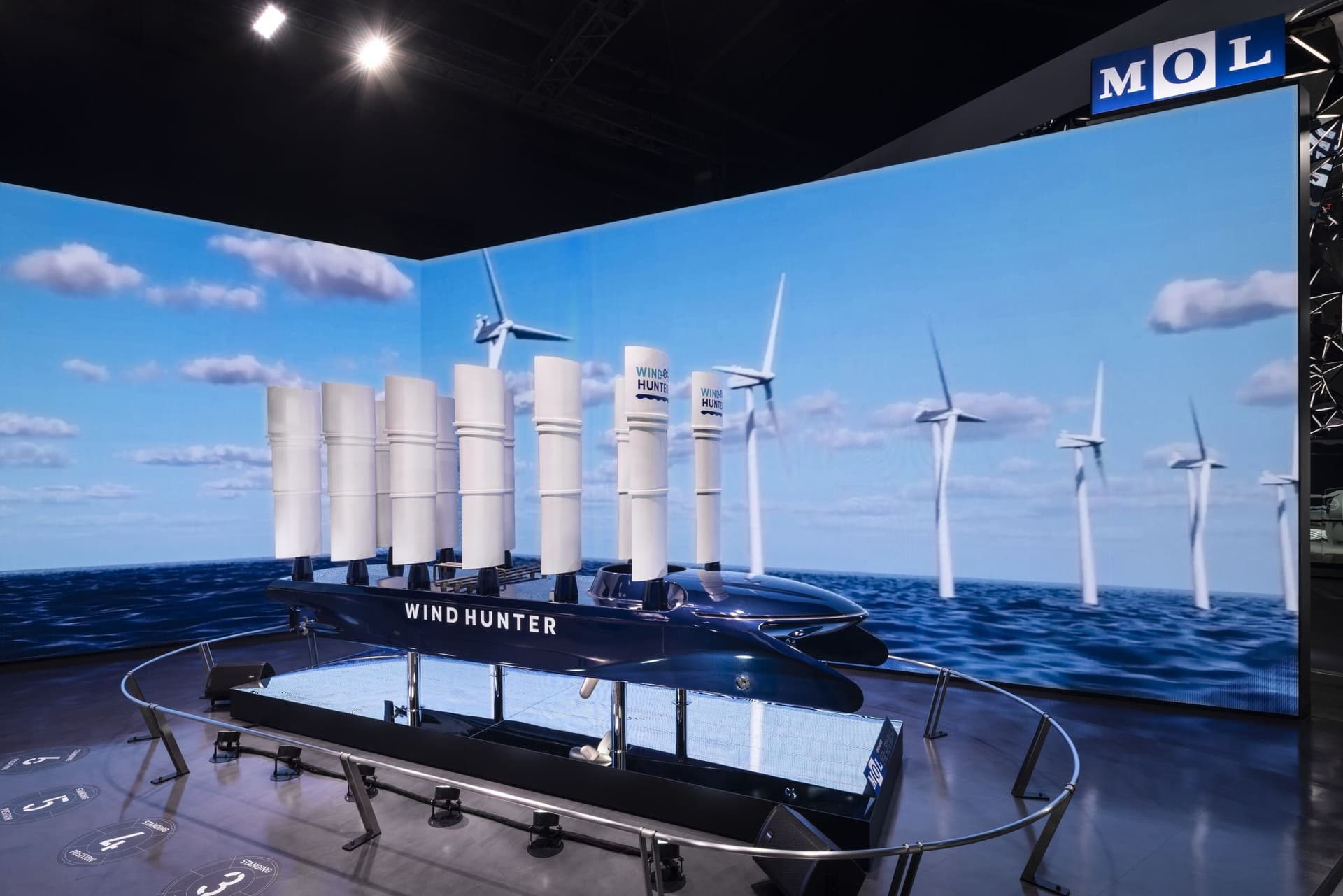 Exposition 2025 Japan: "Cities of the Future" Pavilion, Mitsui O.S.K. Lines displays Place 1