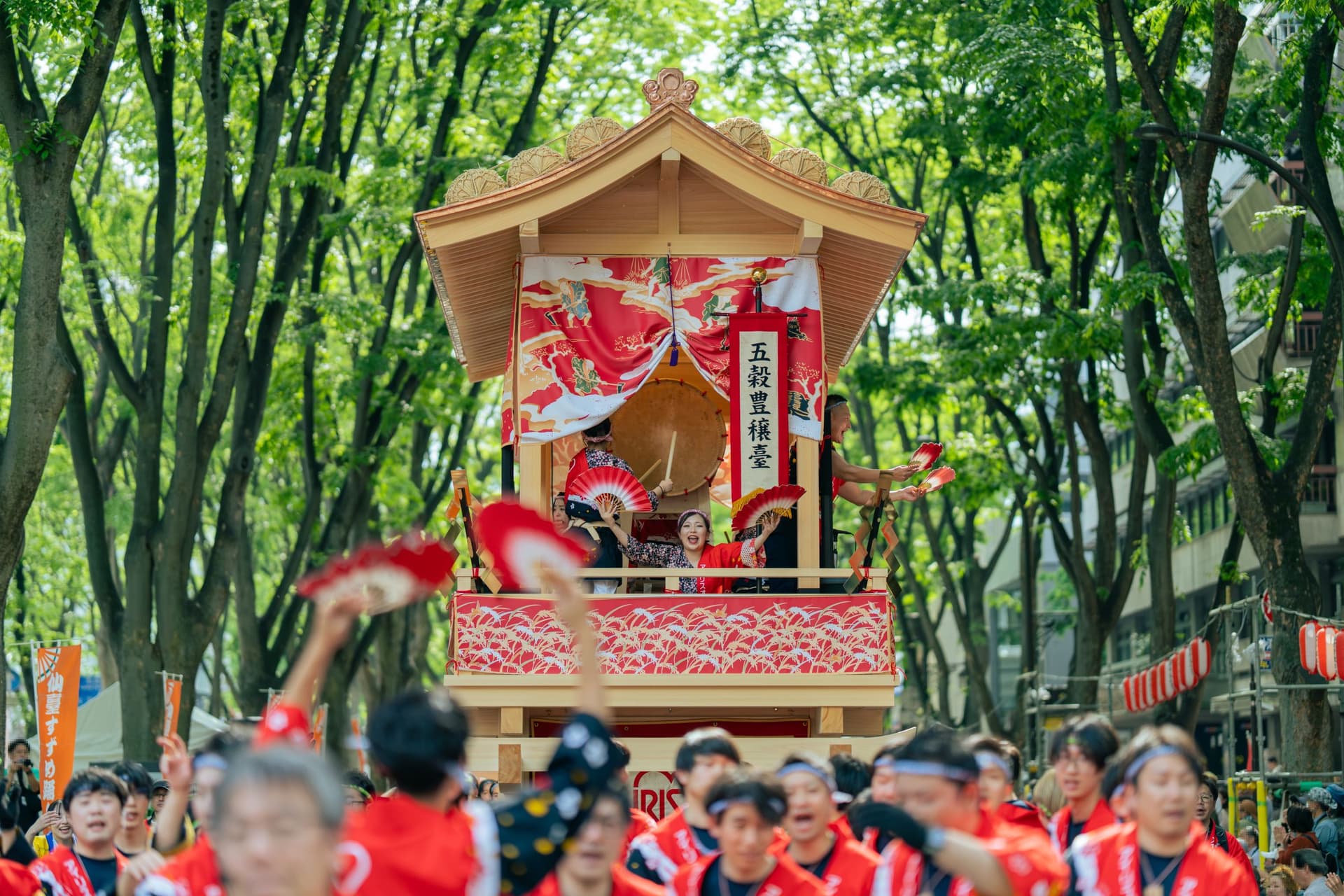 仙台·青叶祭“五谷丰穰台”3
